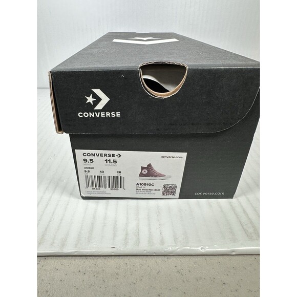 Size 9.5 Converse Chuck Taylor All Star HI Top Heavy Canvas Red Cedar A10510C - Picture 9 of 9
